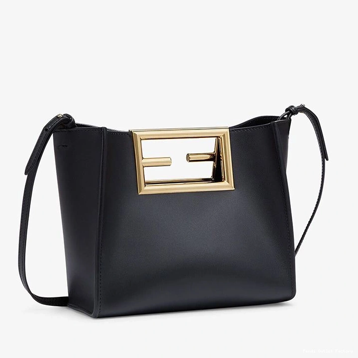 HOT Bag In Small Black Way Leather Fendi Calf 0724